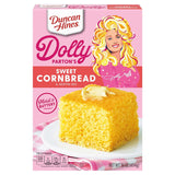 Duncan Hines Dolly Parton Sweet Cornbread Mix, 16 oz – Make Ahead Side That Stays Moist for Work Lunches