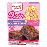 Duncan Hines Dolly Parton Brownie Mix Fabulously Double Fudge – Time-Saving Bake for Focused Weeknight Cooking, 17.6 oz