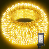 Backyard Party Lights 100FT Clear Wire Multicolor, 8 Modes Waterproof Plug in for Patio and Deck