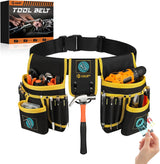 UUP Heavy Duty Tool Pouch with Magnets – Practical Father's Day Gift for Husband, 26 Pocket Belt in Stylish Gift Box for Tradesmen