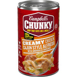 Campbell's Chunky Creamy Cajun Alfredo Soup – Breakroom Ready Lunch for Hybrid Workers, 18.8 oz Single-Serve Can