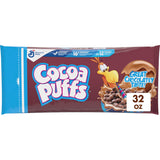 Cocoa Puffs Cereal for Fast Study Fuel – Quick Energy Chocolate Breakfast, 25.8 oz Giant Size