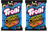 Trolli Sour Brite Crawlers Very Berry Sour Gummy Candy – Eye Catching Party Bowl Centerpiece for Living Room Gatherings