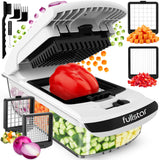 Fullstar The Original Pro Chopper – Meal Prep Time Saver for Working Home Cooks, Multi-Blade Vegetable Chopper and Spiralizer