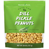 Nature's Eats Dill Pickle Peanuts 26oz – Kosher Dill Family Snack for After-School Munching and Weekend Family Time