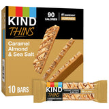 KIND THINS Caramel Almond & Sea Salt – Gluten-Free Bar for Kids' Lunchboxes and Family Pantry Stocking