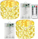 Avaspark Low-Heat LED String Lights – Safe String Lights for Playroom, Reading Corner, and Toddler Bedroom, 3-Pack 78FT