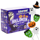 Trick or Treat Porch Lollipops 24 Pack - Individually Wrapped Spooky Suckers Perfect for Outdoor Candy Stations and Trunk or Treat Lots