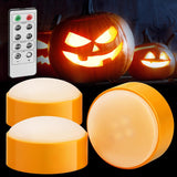 Luditek Flameless Jack-O-Lantern – Kids Room Halloween Glow, No Flame No Hot Wax