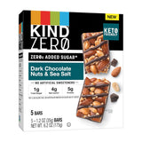 KIND ZERO Sugar Bars – Sustained-Energy Meeting Snack for Busy Professionals, Peanut Butter Dark Chocolate