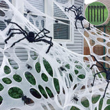 Halloween Housewarming Gift – Giant Stretchy Spider Web Decor for New Homeowner and Party Host