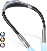 Gritin LED Neck Reading Light – Gentle Neck Light for Relaxing Bath-Time and Late-Night Journaling