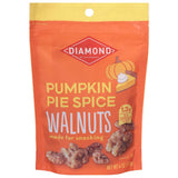 Diamond of California Pumpkin Pie Spice Walnuts – Picnic and Patio Snack for Outdoor Fall Gatherings, 4 oz Pouch