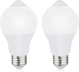 9W Motion Sensor Bulb E26 – Hands-Free Outdoor Light for Garage, Driveway, Side Yard, Garden Path