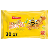 Malt-O-Meal Golden Honey O's Cereal – Meal Prep Base for Cereal Bars and Trail Mix, Bulk 30 oz Honey Cereal Bag