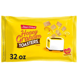 Malt-O-Meal Honey Graham Toasters – Time-Saving Pantry Cereal for the Work-From-Home Breakfast Rush, 32 oz Bulk Bag