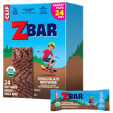 Zbar Chocolate Brownie Granola Bars — Steady-Energy Snack for Active Wellness Lifestyles, 11g Whole Grains 24 Pack