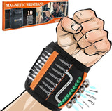 Magnetic Wristband Holding Screws and Bolts – Lightweight 4.2 oz Design for Garage Workshop Productivity, One Size Fits Most
