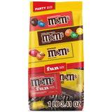 M&M'S Bulk Fun Size Candy Bag Safe for Nursery and Playroom Snack Times, Milk Chocolate Peanut and Peanut Butter, 19.41 oz