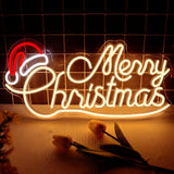 Allball Merry Christmas LED Neon Sign – Unique Housewarming Gift for Couples, USB Powered Festive Wall Art