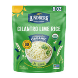 Lundberg Cilantro Lime Rice 5.5 Oz – Organic Ready-to-Heat Grain for Clean-Eating Weeknight Dinners