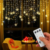 String Lights LED Curtain – Touch-Safe No-Flicker Night Light for Nursery, Bedroom, and Playroom, 96 LED