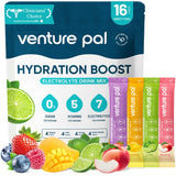 Venture Pal Electrolyte Drink Mix – Calming Post-Workout Recovery & Bedtime Hydration, Sugar-Free Vegan Powder Packets