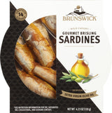 Brunswick Jalapeno Brisling Sardines in Olive Oil – Backpack Ready High Protein for Campsite Lunches