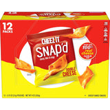 Cheez-It Snap'd Workday Snack Pack, Crunchy Cheese Crackers for Afternoon Pick-Me-Ups