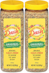 Dash Salt-Free Seasoning Blend, Original, 21 Ounce – Kid-Approved Salt-Free Spice for Healthy Family Cooking