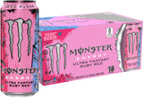 Monster Energy Ultra Ruby Red Grapefruit Energy Drink Sugar Free 16 oz Can 15-Pack – Desk-Side Focus Drink for Writers, Designers and Devs
