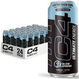 C4 Ultimate Pre Workout Energy Drink for Home Office Productivity and Afternoon Focus Without Crash, 16oz Pack of 12