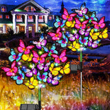 Less Is More Holiday Lights 3 Pack – Solar Powered Fiber Optic Christmas Trees for Intentional Outdoor Decor