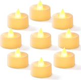 Homemory Flameless Votive Candles 50-Pack – UN38.8 Certified Fake Candles for Family Homes, Allergen-Free Air and Power-Out Safe Lighting