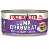 Bumble Bee Lump Crab Meat – Efficient Pantry Staple for Meal Prep, 14g Protein Per Serving