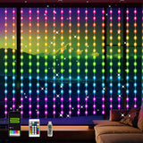 LuminVue Smart Curtain Lights – Low Distraction Work From Home Ambiance, 16M Color Modes Dimmable