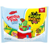 SOUR PATCH KIDS and SWEDISH FISH Festive Mini Candy Bundle – Mid-Shift Energy Snack for Nurses, Teachers, and Remote Teams, 22 Packs