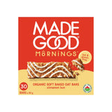 MadeGood Mornings Soft-Baked Oat Bars – Safe Allergy-Friendly After-School Snack for Kids, 30 Individually Wrapped Bars