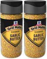 McCormick Grill Mates Garlic Butter Seasoning, Minimal-Ingredient Savory Blend for Clean Everyday Cooking