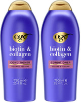 OGX Thick & Full Biotin & Collagen Volumizing Conditioner – Mother's Day Self-Care Gift for Women Seeking Thicker-Looking Hair, 13 fl oz
