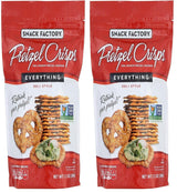 Snack Factory Pretzel Crisp Everything – Stylish Hostess Present for Charcuterie Boards and Parties
