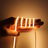 LUMIFLEX Aura Ultra-Thin LED Strip – 3000K Warm White Decor for Kitchen Cabinets and Under Shelf Mood Lighting