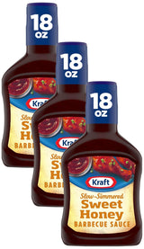 Kraft Honey BBQ Sauce 18 oz – Outdoor Cookout Glaze for Brisket, Chicken Thighs and Ham on the Grill