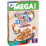 Cinnamon Toast Crunch Crispy Cinnamon Sugar Cereal, 27 oz for Care Packages and College Send-Offs