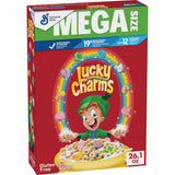 Lucky Charms Gluten Free Marshmallow Cereal – Kids Birthday Party Treat and Breakfast Cereal, Limited Edition Jumbo Rainbows, Mega 26.1 oz Box