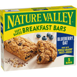 Nature Valley Soft Baked Breakfast Bars – Maple Nut Clean Label Snack for Mindful Eating Routines, 5 Count Box