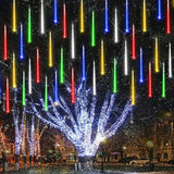 Joomer Snow Falling Lights – Worry-Free Christmas Lighting for Family Room & Yard, 3.6W Low Wattage & Timer Shutoff