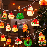 LOLStar Festive String Lights – Small Holiday Gift for Mom and Friends, Battery Powered Bedroom Decor with 6 Hour Auto Timer