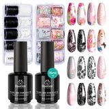 Beetles 15ml Foil Nail Art Gel – Me-Time Spa Manicure at Home, Soak-Off Transfer Glue Stickers for Relaxing Self-Care Evenings
