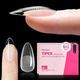 Beetles Tipex Instant Apex Tips – Elegant Vanity Upgrade, Hand-Sculpted Look in Almond, Coffin, and Stiletto
